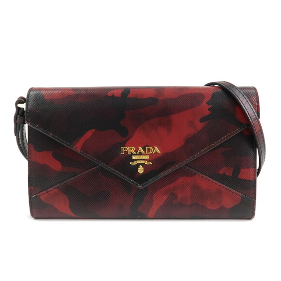 Auth Prada Saffiano Leather Shoulder #179902P47B - Picture 1 of 15